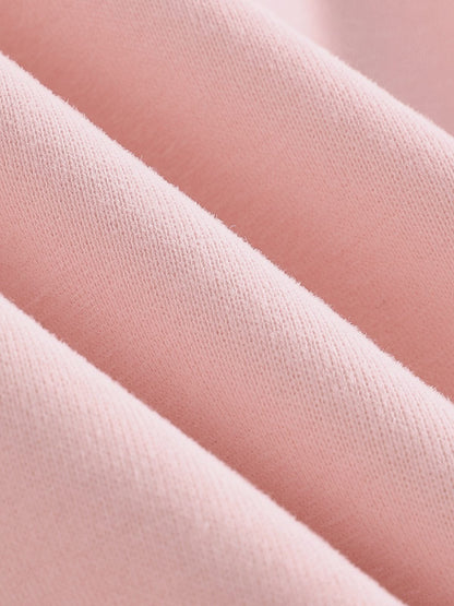 [Pre-Order] Star Patch Zip Up Hoodie Pink - Aelfric Eden