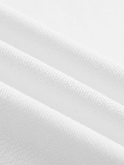 Boxy Script Long Sleeve Tee White - Aelfric Eden