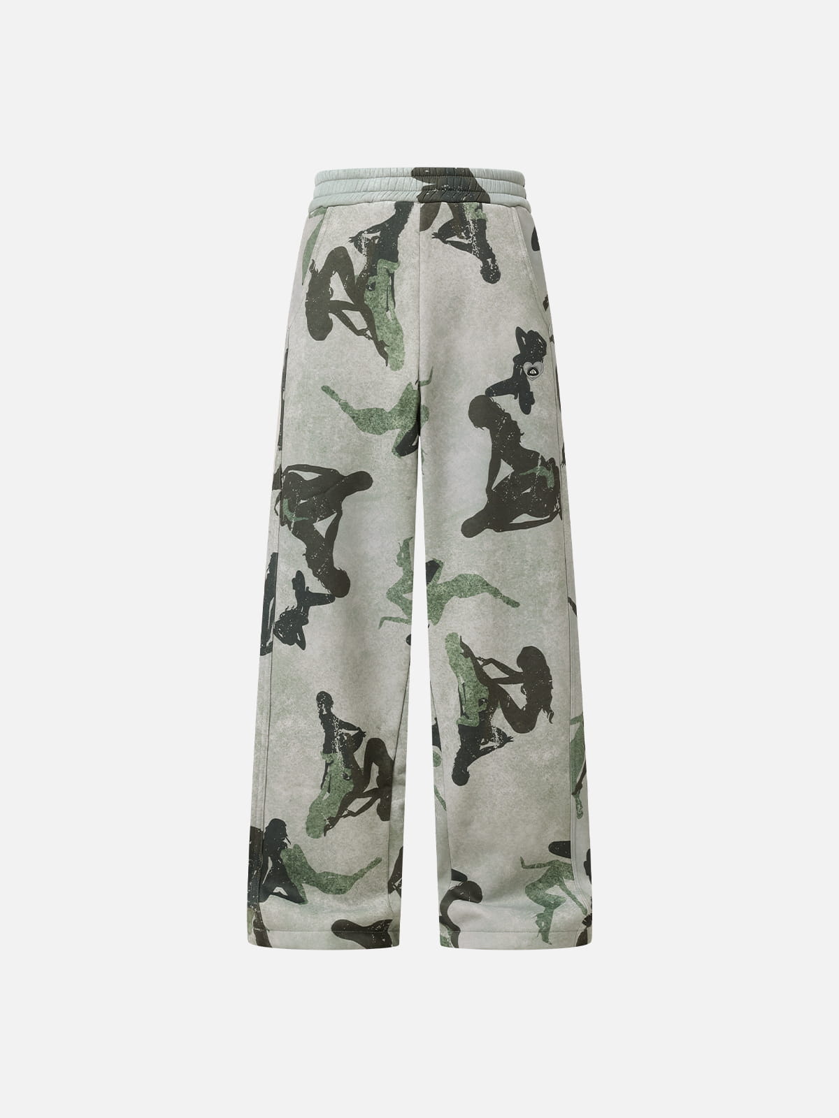 All-Over Print Baggy Sweatpants Grey - Aelfric Eden