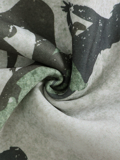 All-Over Print Baggy Sweatpants Grey - Aelfric Eden