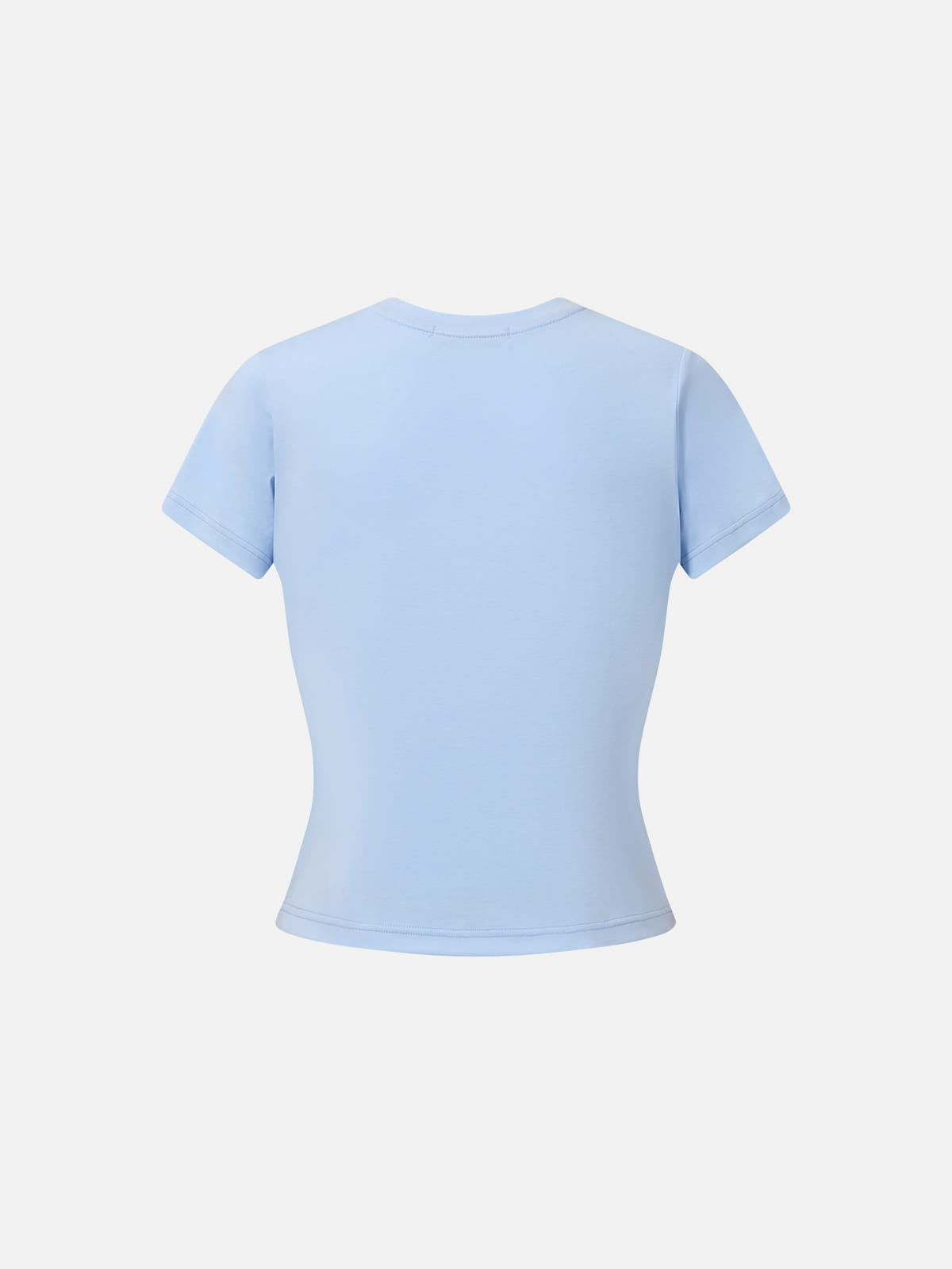 Heart Rhinestone Baby Tee Blue - Aelfric Eden