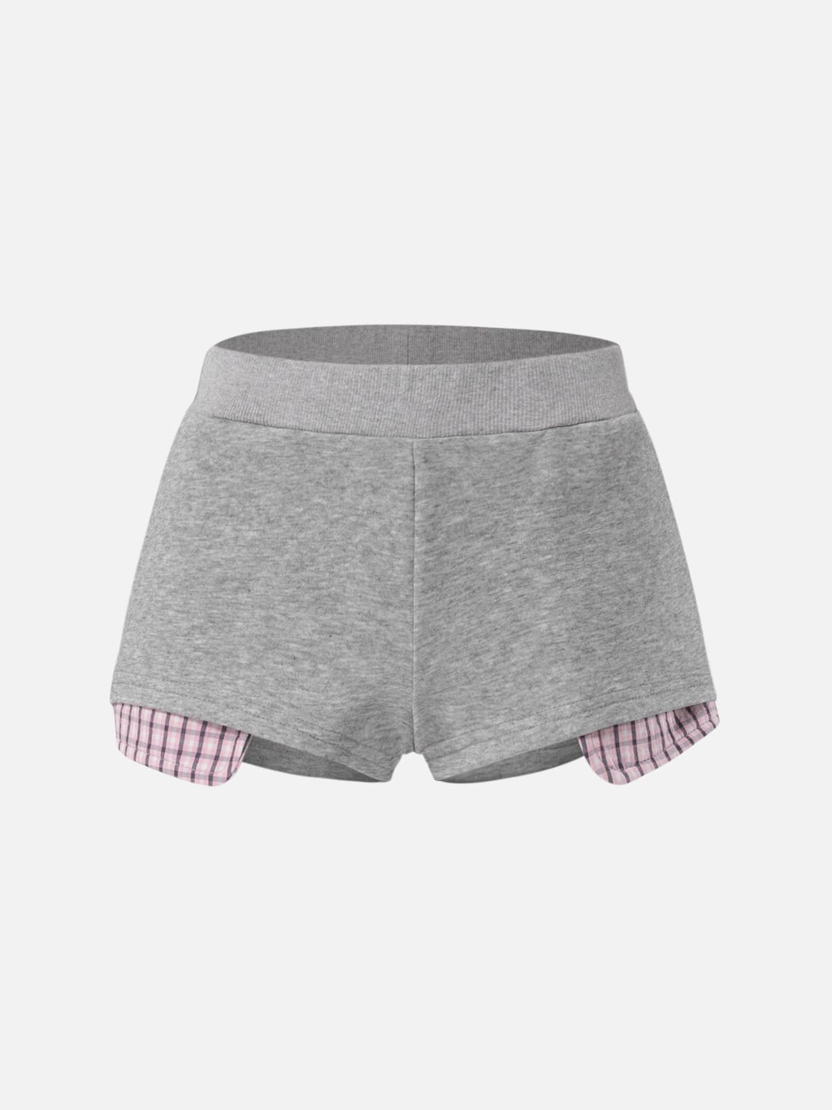 Plaid Contrast Sets Grey - Aelfric Eden