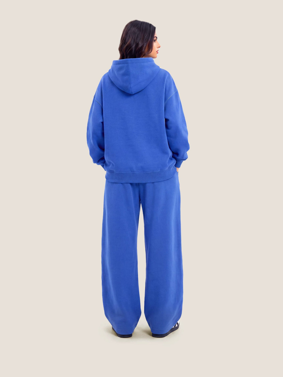 Soufflé Baggy Hoodie Set Blue - Aelfric Eden