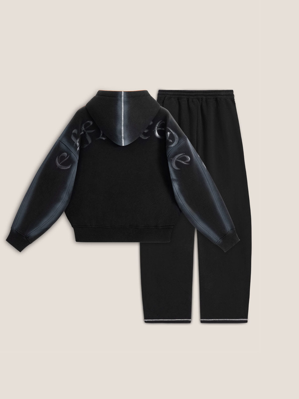 Soufflé ICON Boxy Hoodie Sets Black - Aelfric Eden