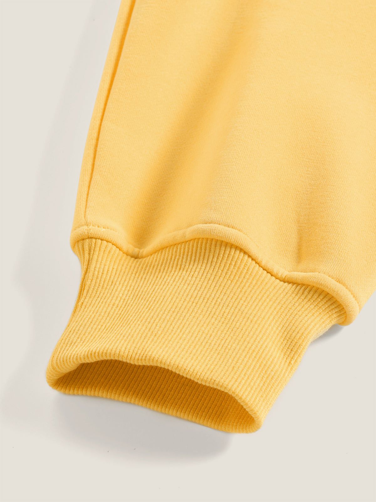 Soufflé Cropped Hoodie Sets Yellow - Aelfric Eden