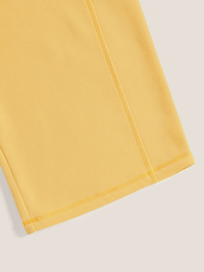 Soufflé Cropped Hoodie Sets Yellow - Aelfric Eden