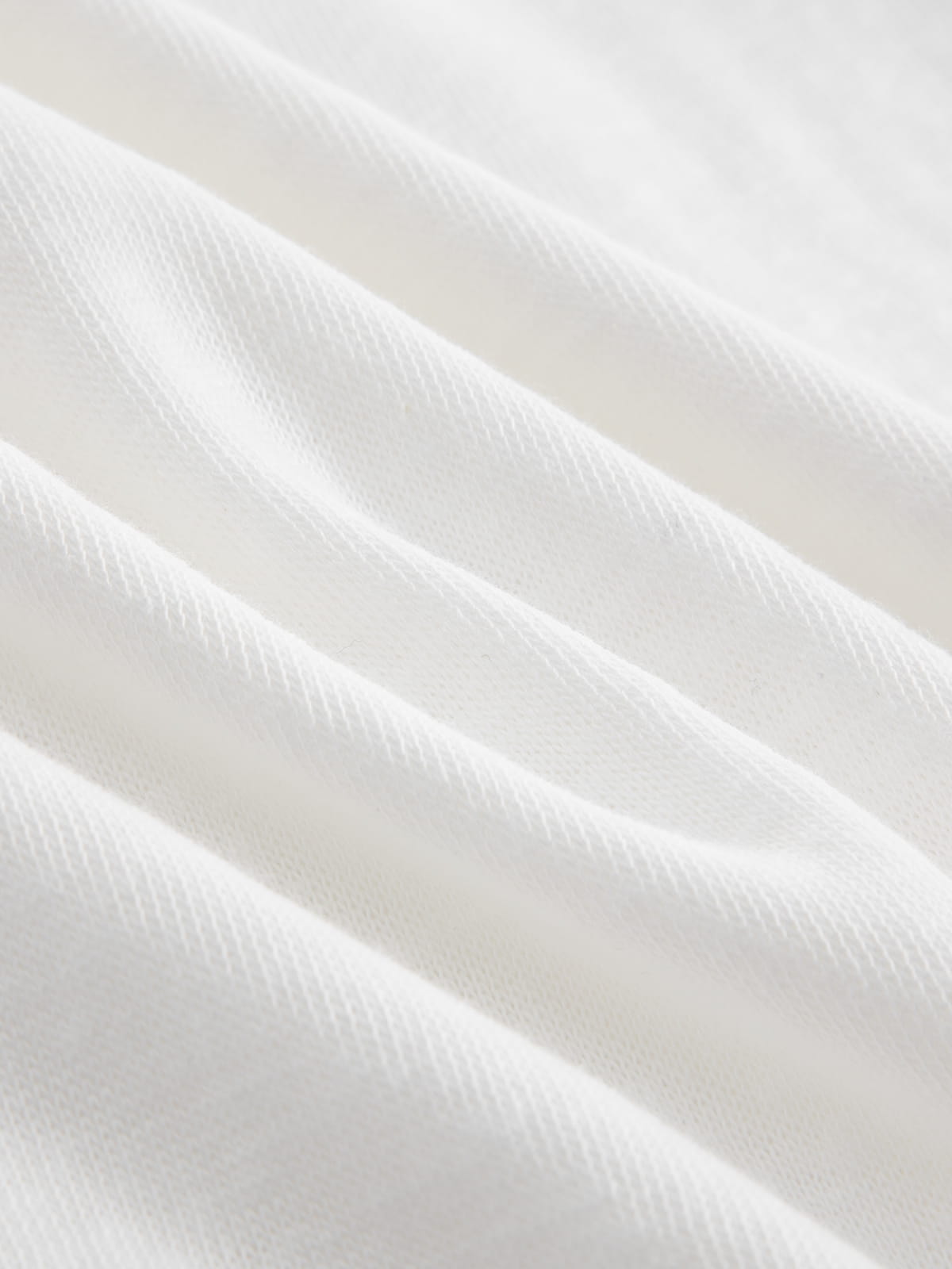 Off-The-Shoulder Script Long Sleeve Tee White - Aelfric Eden