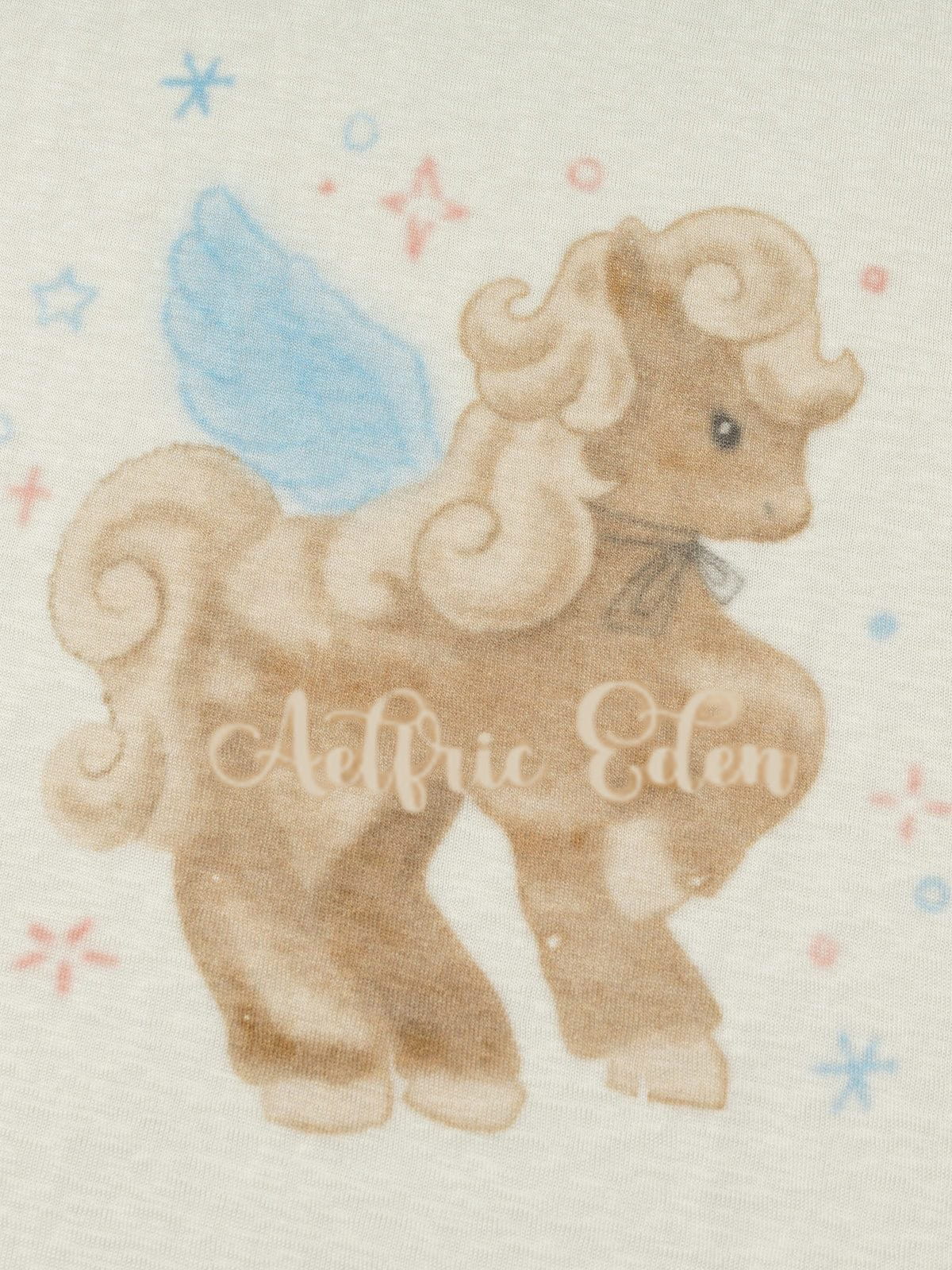 Angel Pony Long Sleeve Tee Apricot - Aelfric Eden