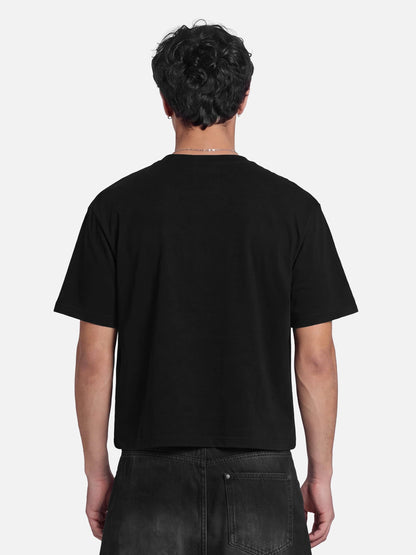 Logo Embroidered Tee Black - Aelfric Eden