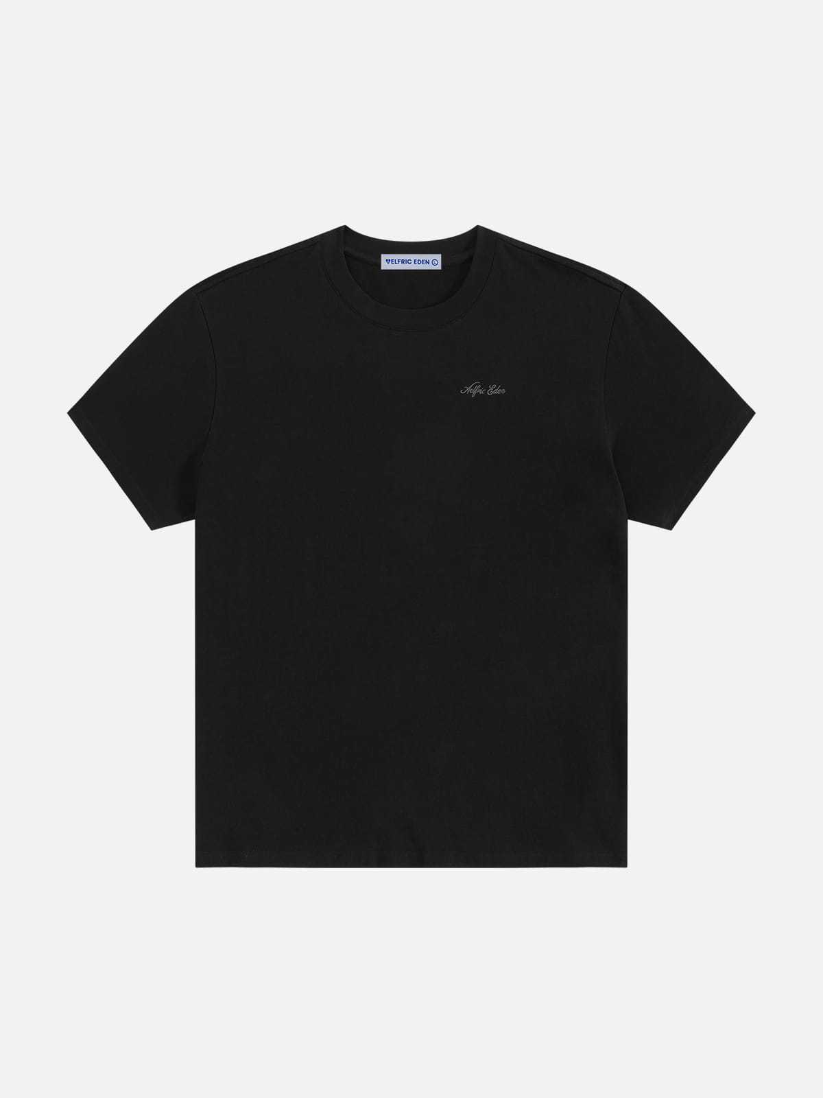 Logo Embroidered Tee Black - Aelfric Eden