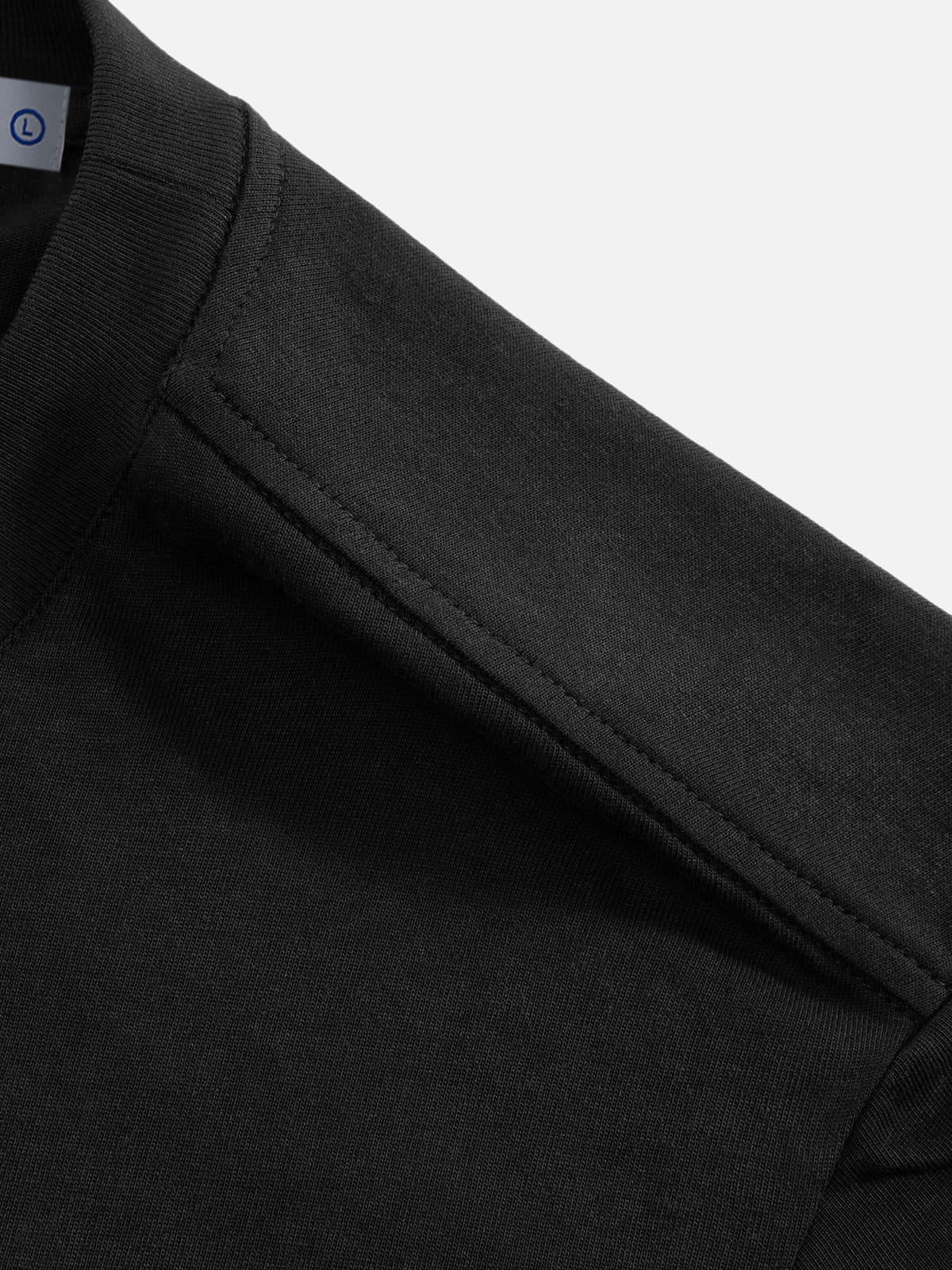 Logo Embroidered Tee Black - Aelfric Eden