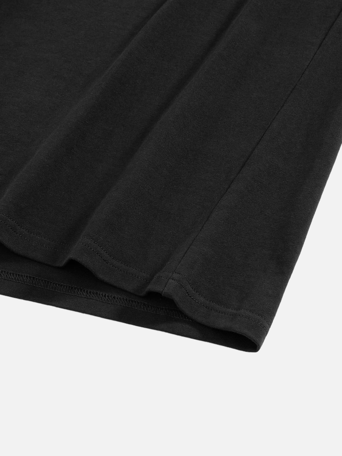 Logo Embroidered Tee Black - Aelfric Eden