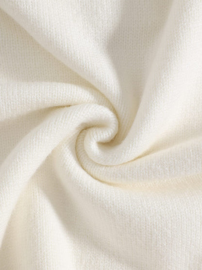 Script Embroidery Sweater White - Aelfric Eden
