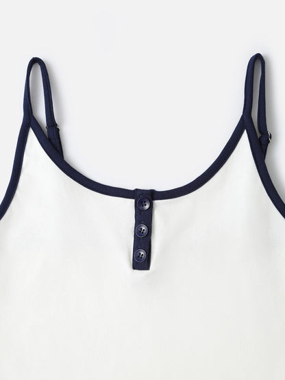 Layered Neck Sweater Dark Blue - Aelfric Eden
