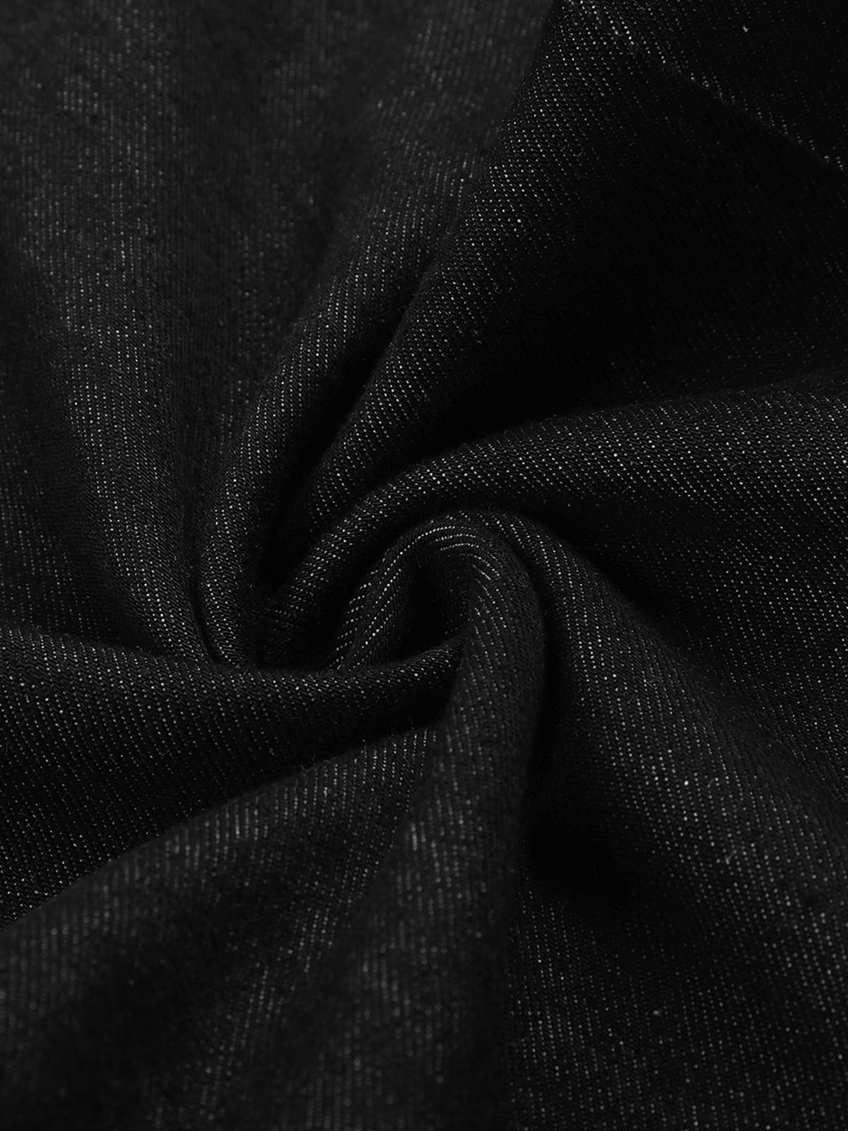 Grommet Baggy Barrel Jeans Black - Aelfric Eden