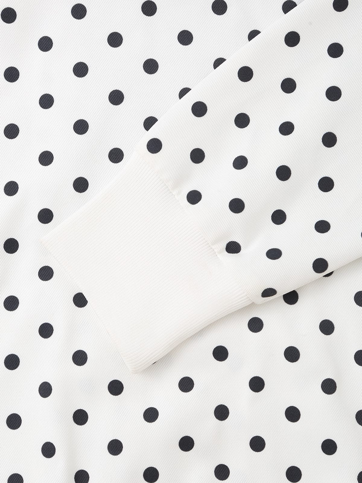 Polka Dot Jacket White - Aelfric Eden