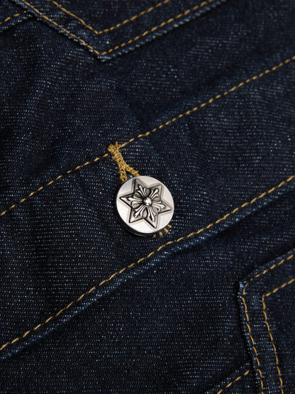Raw Denim Jacket Blue - Aelfric Eden