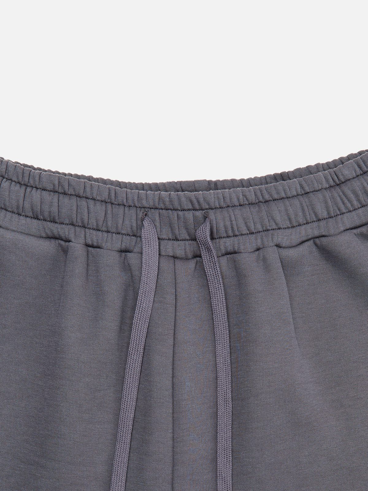 [Pre-Order] Contrast Panel Baggy Barrel Sweatpants Dark Grey - Aelfric Eden