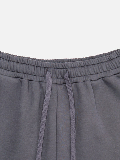 [Pre-Order] Contrast Panel Baggy Barrel Sweatpants Dark Grey - Aelfric Eden
