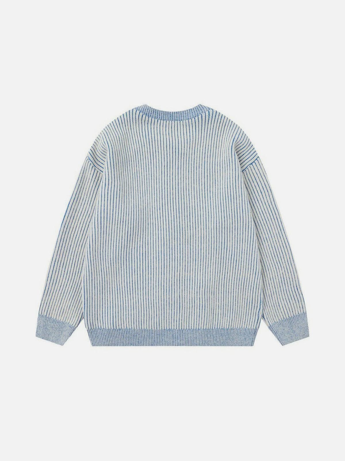 Dachshund Embroidery Cardigan Blue - Aelfric Eden