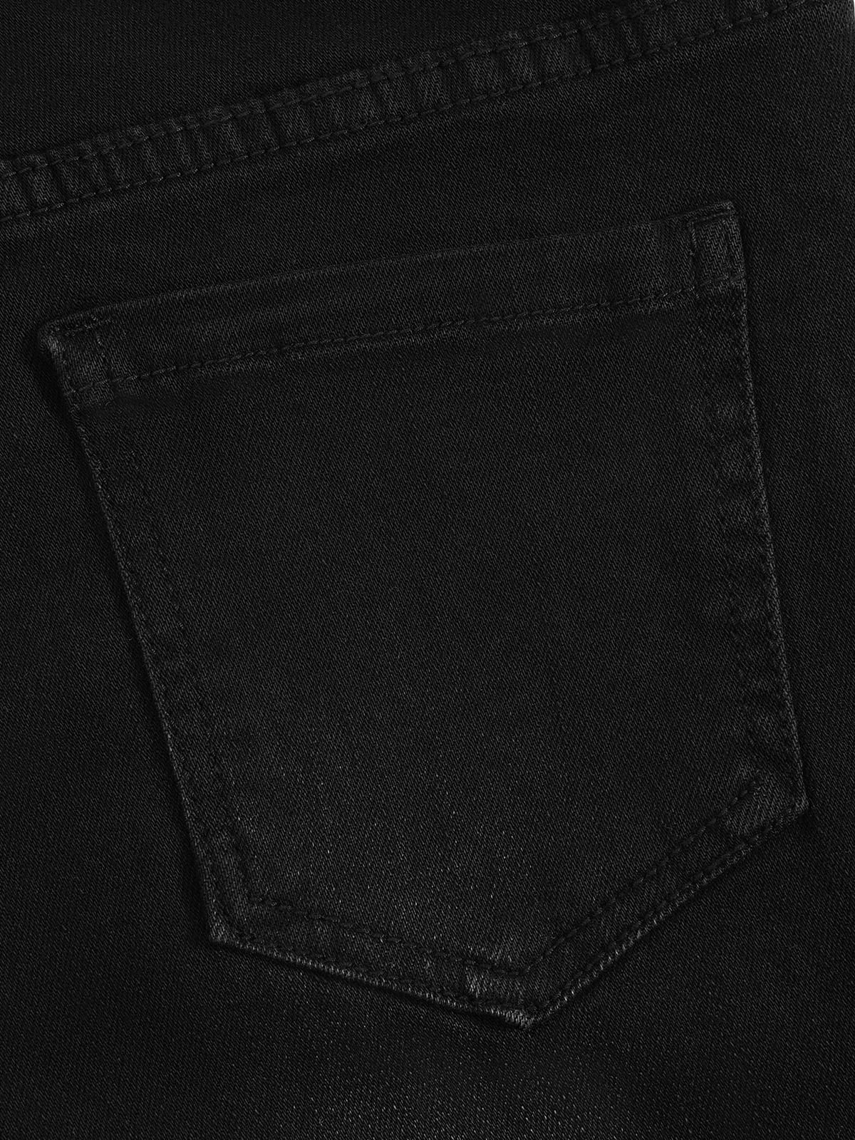 Bow Hem Bootcut Jeans Black - Aelfric Eden