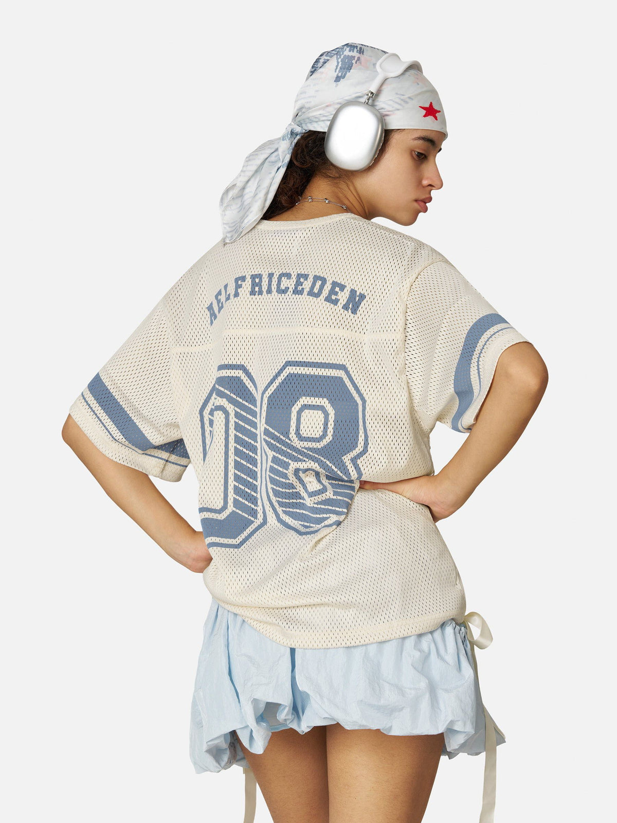 08 Mesh Football Jersey Apricot - Aelfric Eden