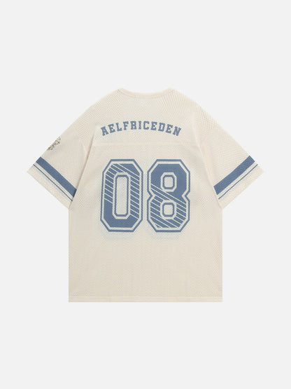 08 Mesh Football Jersey Apricot - Aelfric Eden