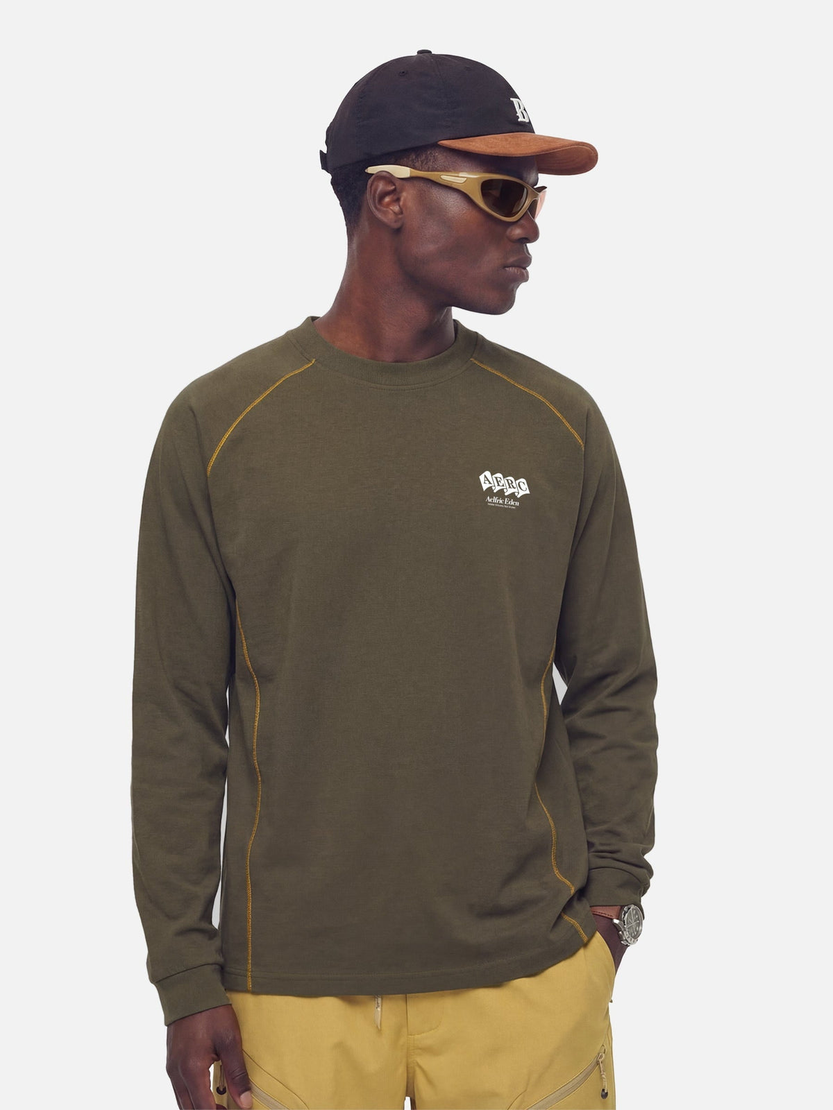 AERC Soft Running Long Sleeve Tee Green - Aelfric Eden
