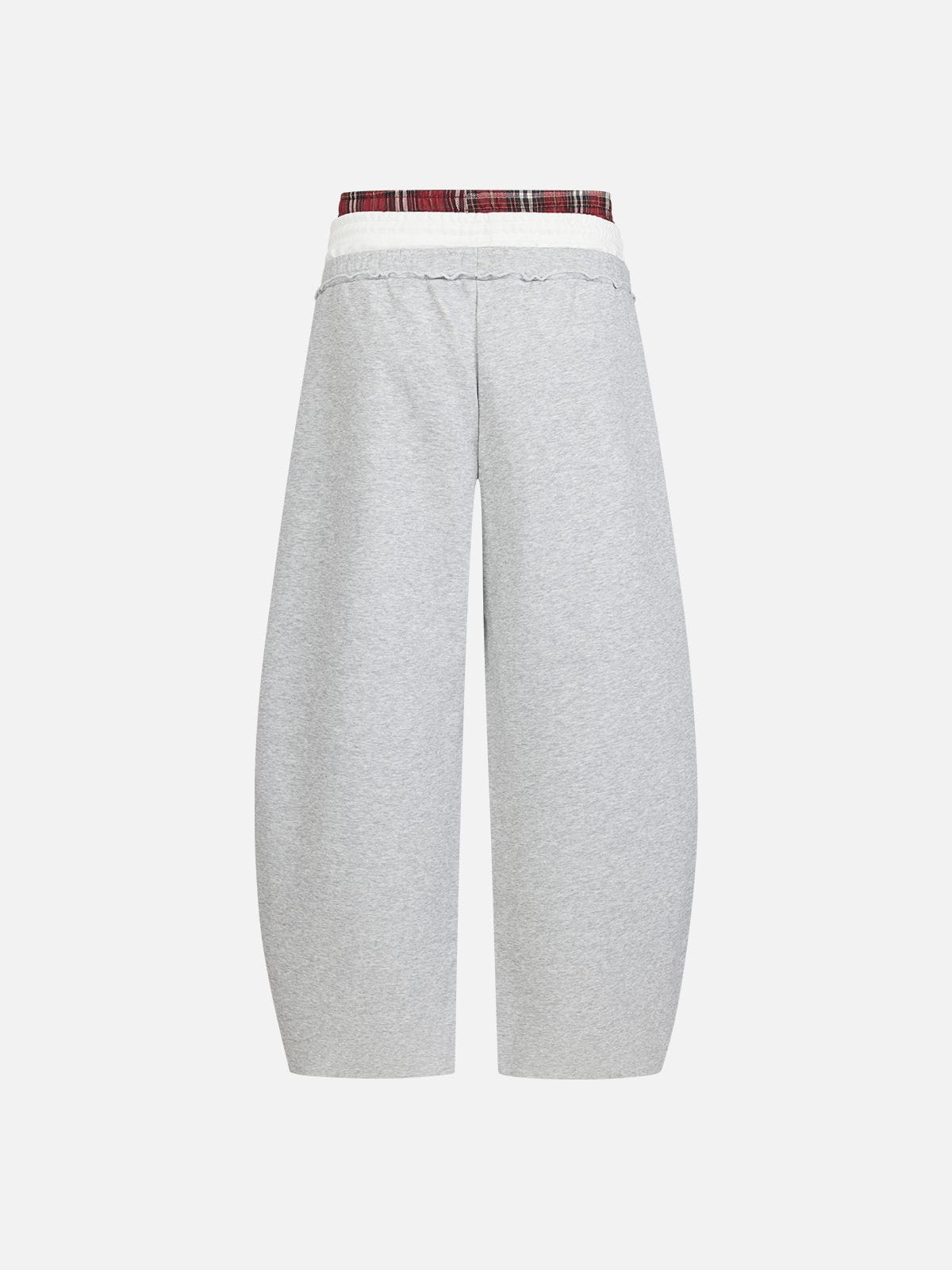 [Pre-Order] Triple Waist Baggy Barrel Sweatpants Grey - Aelfric Eden
