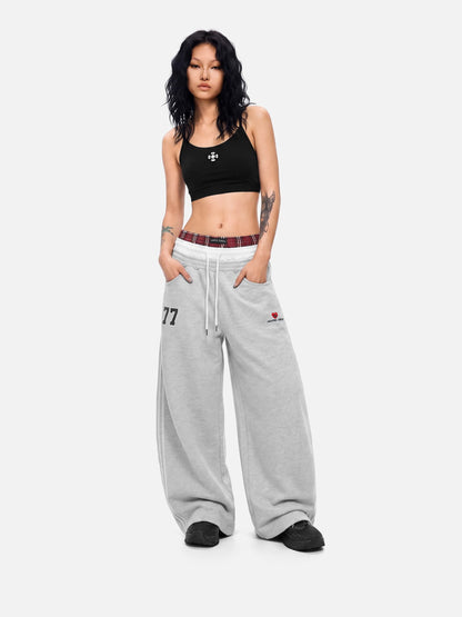 [Pre-Order] Triple Waist Baggy Barrel Sweatpants Grey - Aelfric Eden