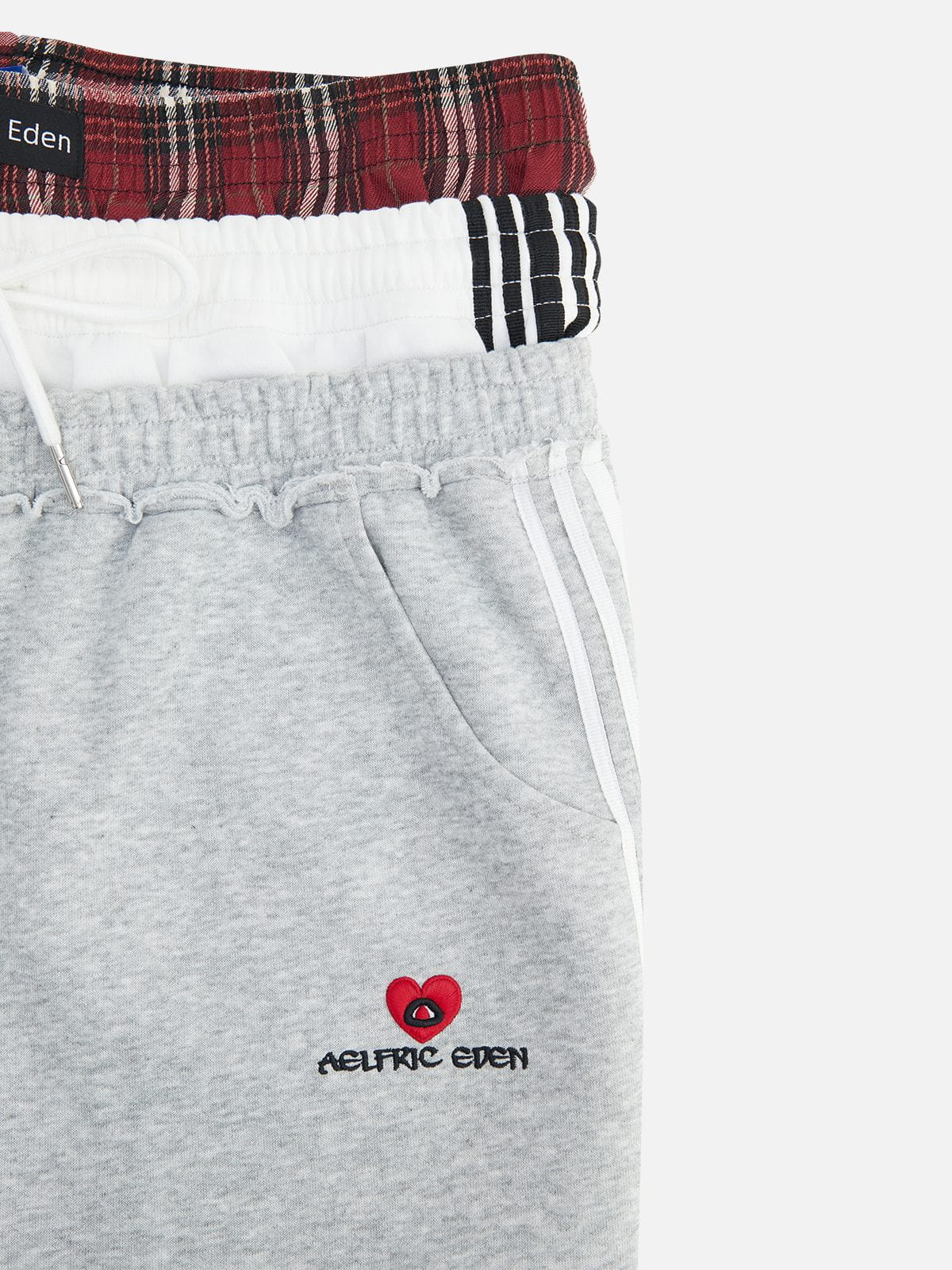 [Pre-Order] Triple Waist Baggy Barrel Sweatpants Grey - Aelfric Eden