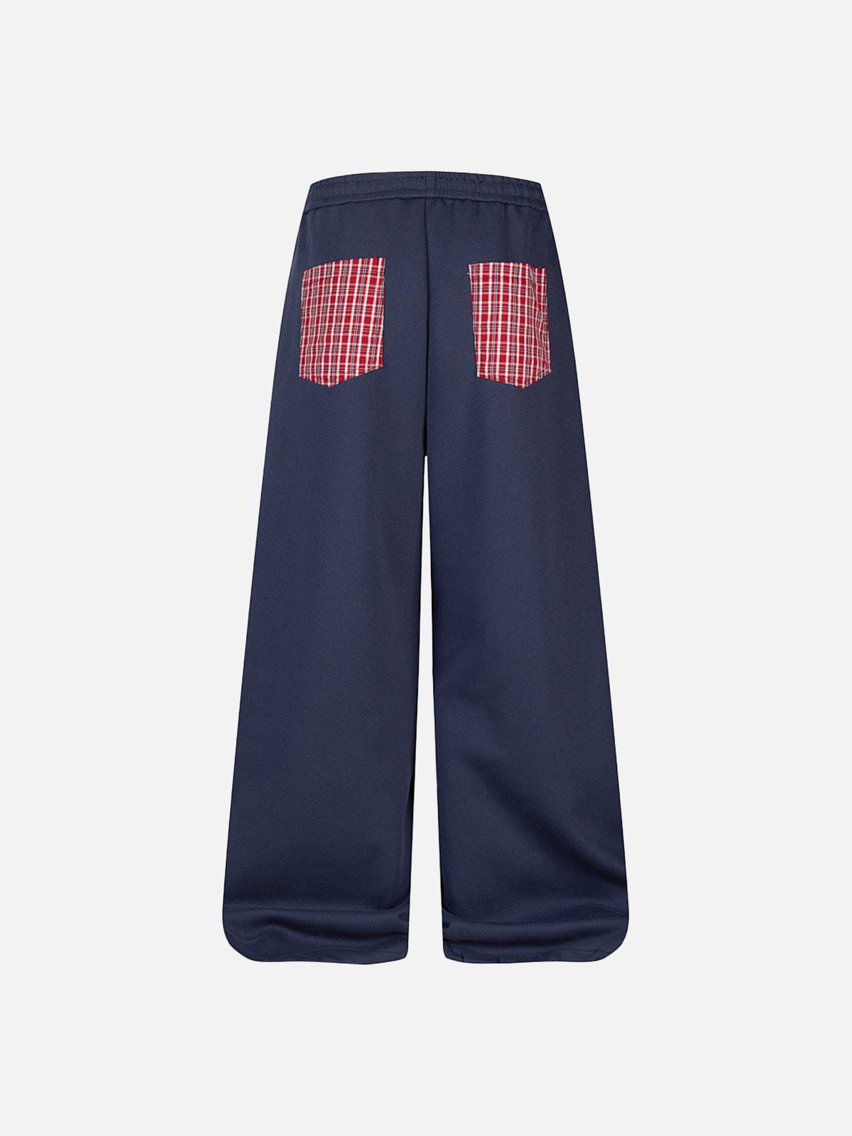 Applique Baggy Barrel Sweatpants Dark Blue - Aelfric Eden