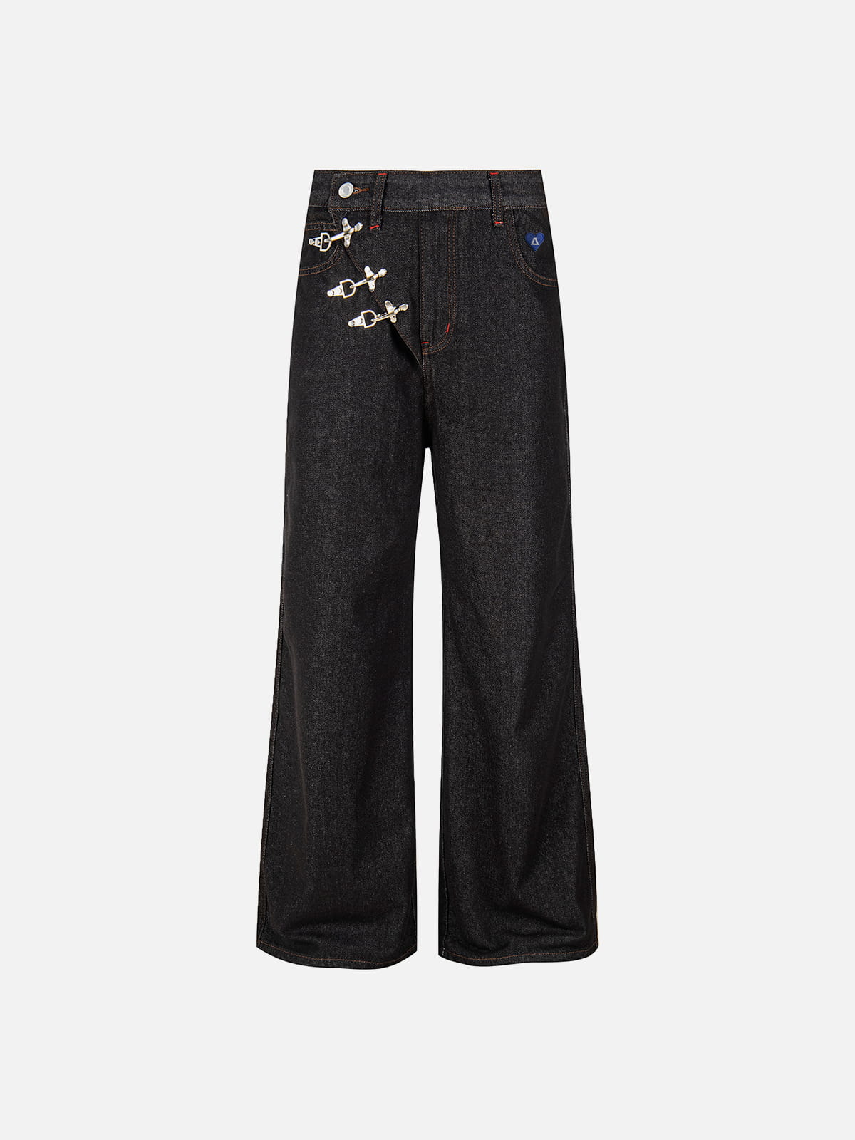 Fireman Clasp Jeans Black - Aelfric Eden