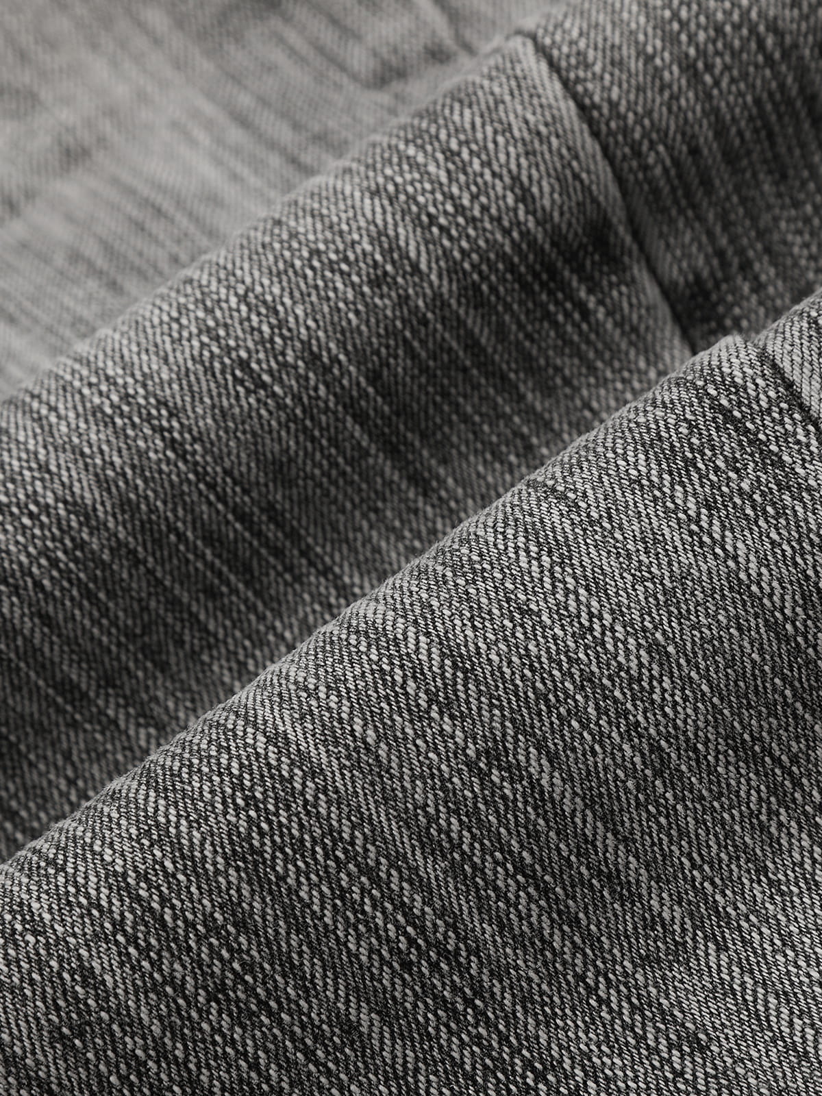 Textured Washed Baggy Barrel Jeans Grey - Aelfric Eden