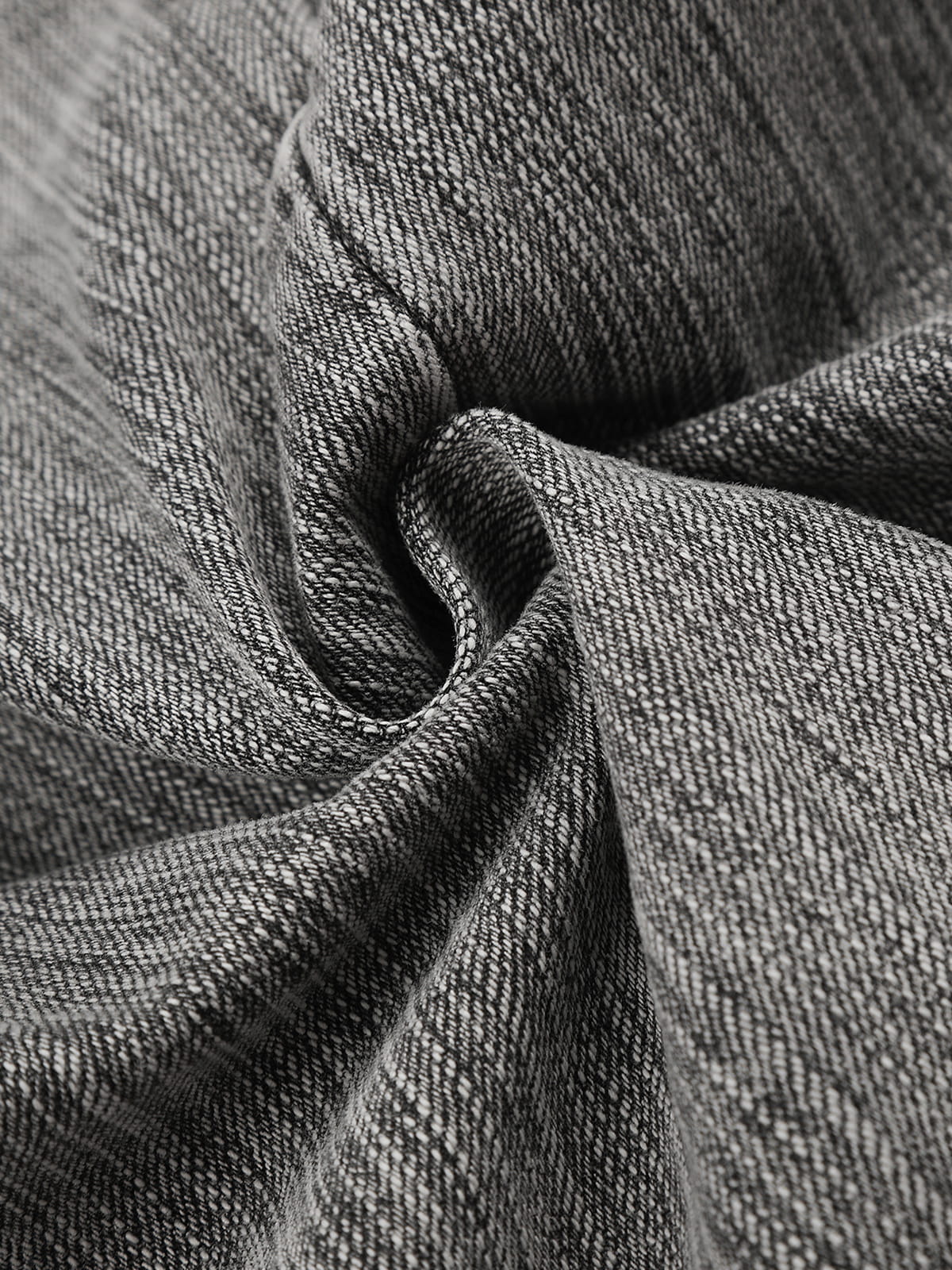 Textured Washed Baggy Barrel Jeans Grey - Aelfric Eden