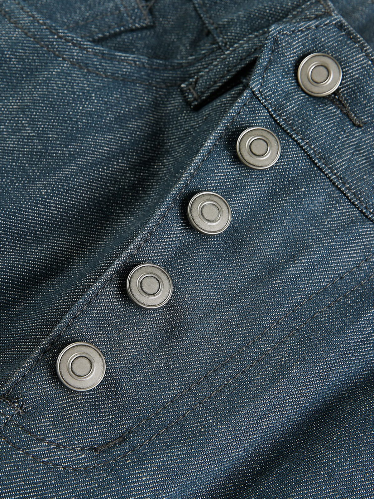 Button Fly Jeans Blue - Aelfric Eden