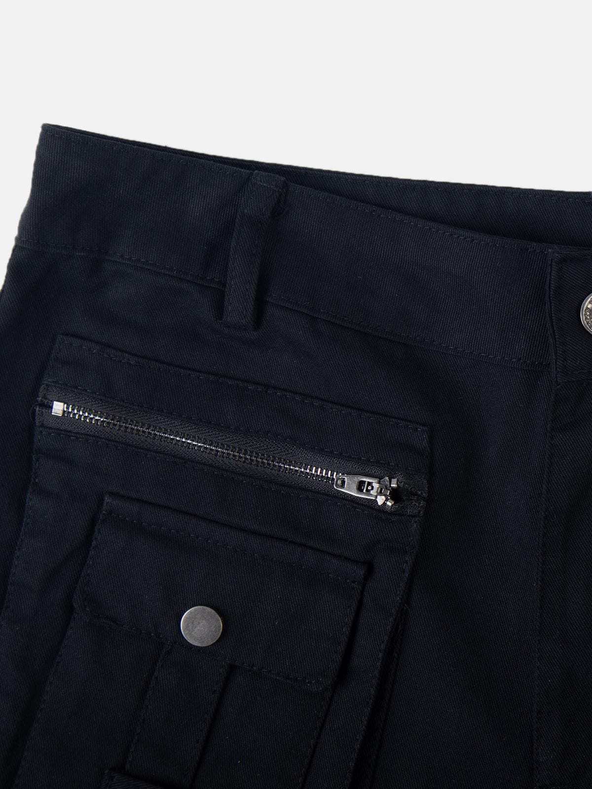 Multi Pocket Baggy Pants Black - Aelfric Eden