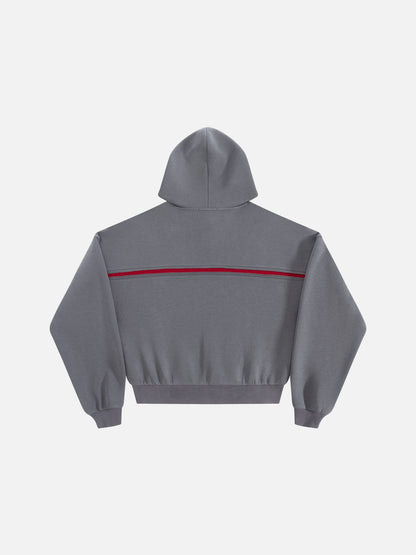 [Pre-Order] Boxy Deconstructed Panel Pullover Hoodie Dark Grey - Aelfric Eden