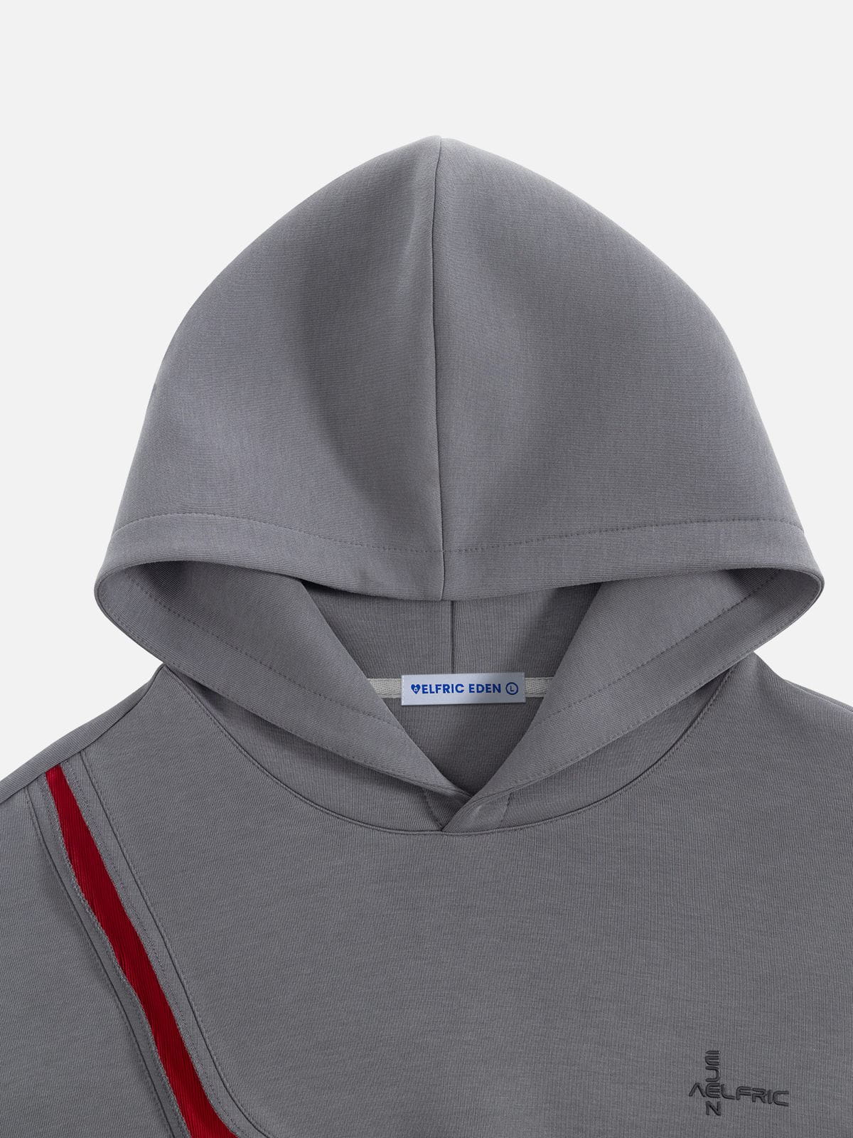 [Pre-Order] Boxy Deconstructed Panel Pullover Hoodie Dark Grey - Aelfric Eden