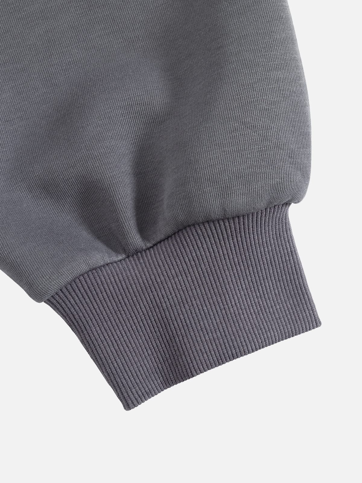 [Pre-Order] Boxy Deconstructed Panel Pullover Hoodie Dark Grey - Aelfric Eden