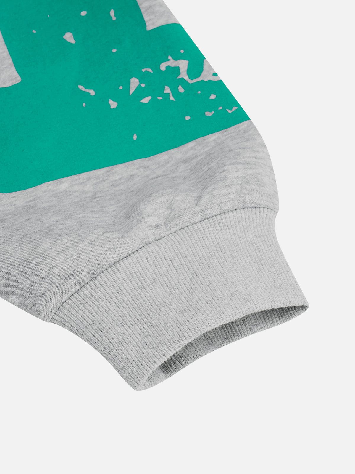 Boxy Graphic Zip Up Hoodie Grey - Aelfric Eden