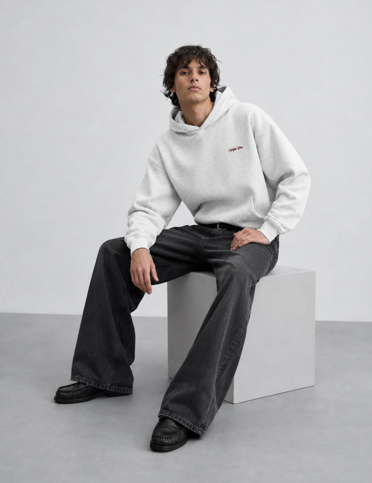 Boxy Fleece Pullover Hoodie Yellow - Aelfric Eden