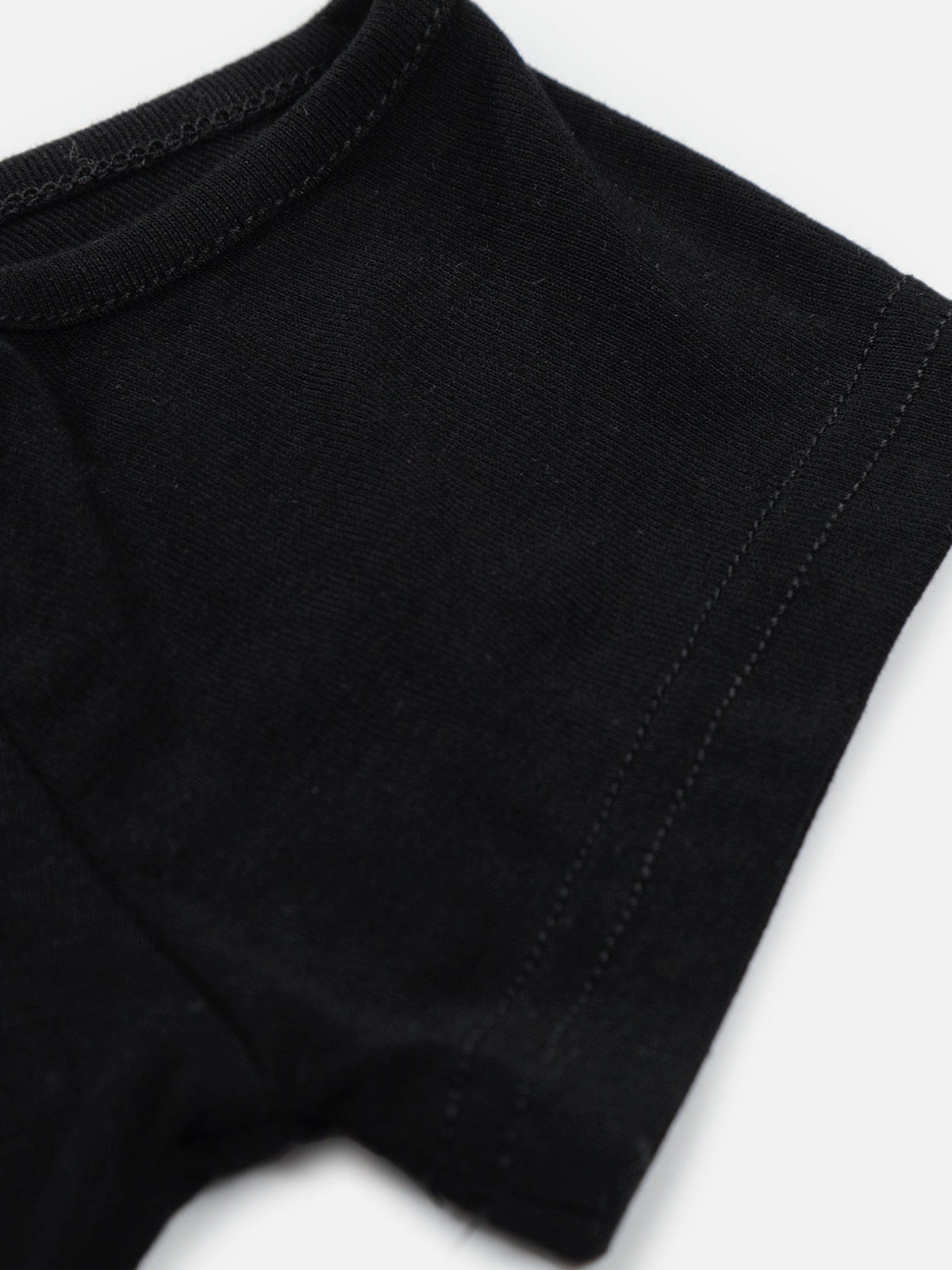 Halter Layered Baby Tee Black - Aelfric Eden