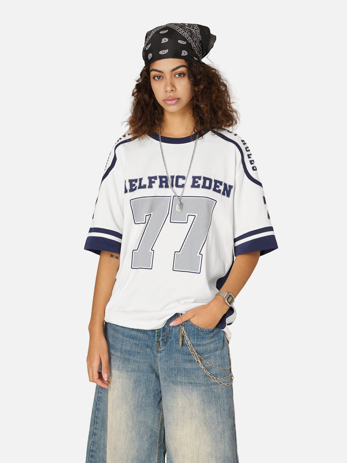 77 Football Jersey White - Aelfric Eden