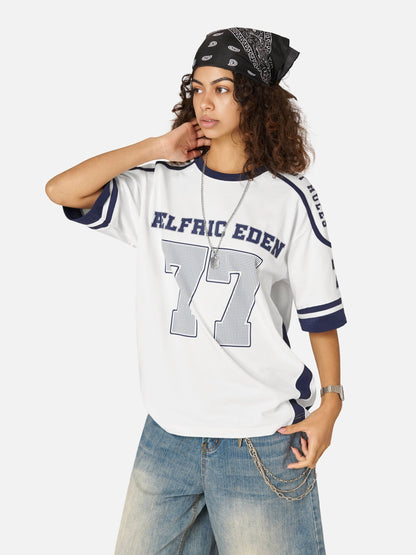 77 Football Jersey White - Aelfric Eden