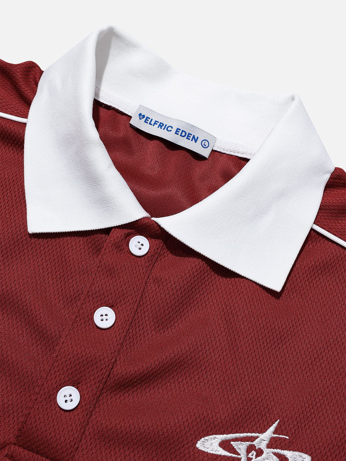 Sporty Polo Soccer Jersey Red - Aelfric Eden
