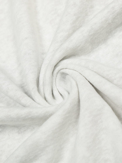 Star Collage Off-The-Shoulder Long Sleeve Tee White - Aelfric Eden