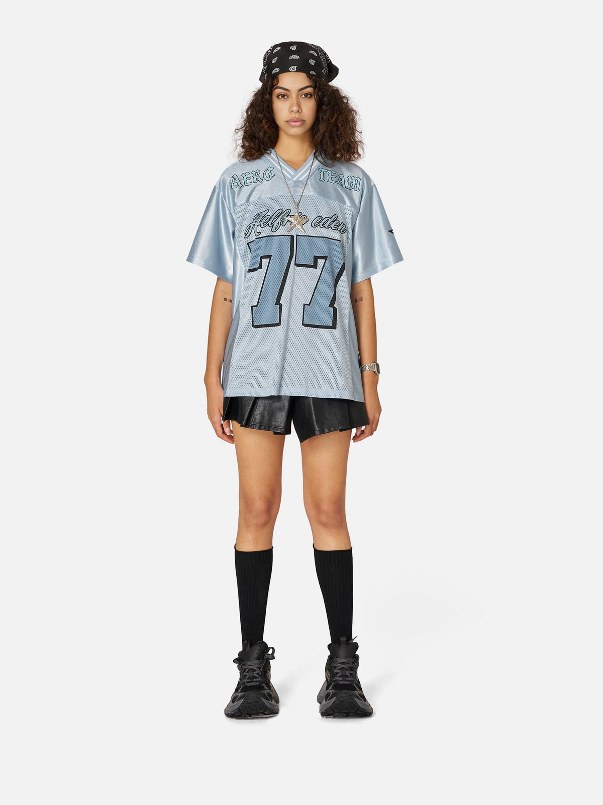 77 Mesh Football Jersey Pink - Aelfric Eden