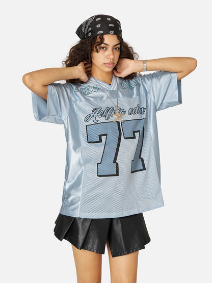 77 Mesh Football Jersey Pink - Aelfric Eden