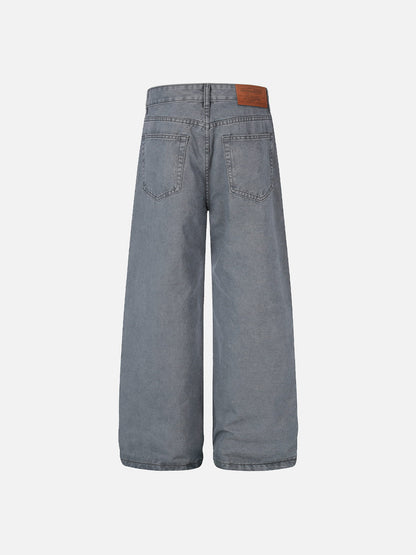 Eyelet Jeans Grey - Aelfric Eden